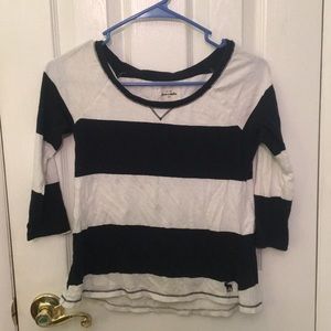 cropped sleeve shirt